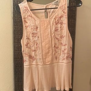 Lucky brand light pink tank